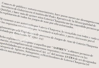 Fuerte descargo de Giulioni a la denuncia del partido Renacer Quitilipi 5