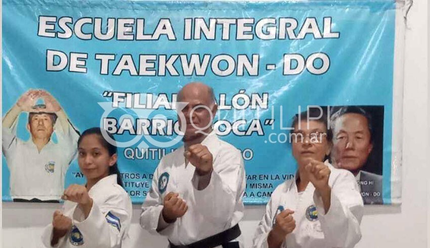 9 años de la Escuela Integral de Taekwondo en el salón comunitario del Barrio Boca 10