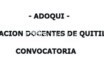 Convocatoria ADOQUI 52