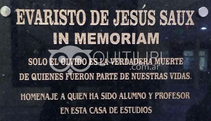 Sentido homenaje al ex alumno y profesor Evaristo De Jesús Saux 16