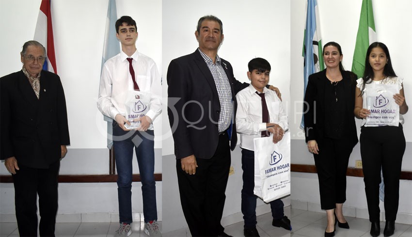 Rotary Club premió con una tablet a los ganadores del concurso de oratoria 2024 25