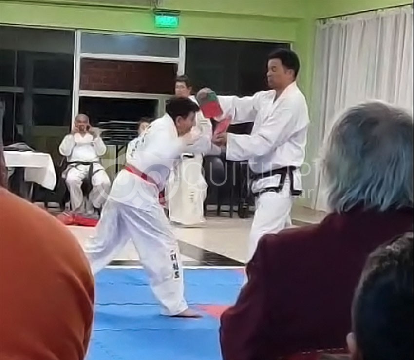 Practicante de TKD con discapacidad visual llegó a cinturón punta negra 22