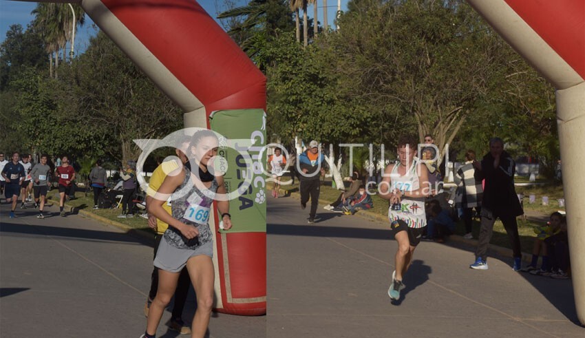 Los juveniles Lautaro Pereira y Clara Malina, dominaron la clasificación en la 2º Maratón por el "Medio Ambiente" 40