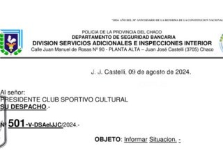 Cultural de Castelli y Potrero suspendido 3