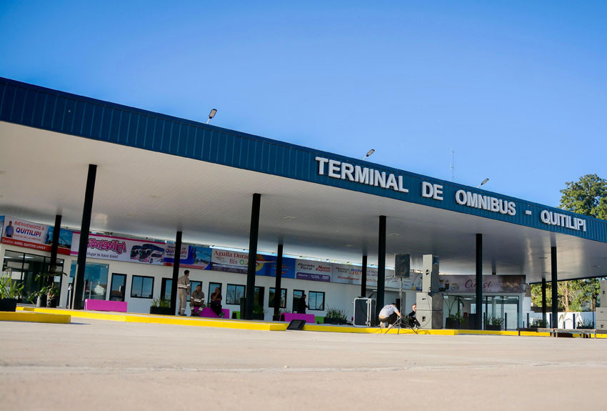 El gobernador Zdero inauguró refacciones y mejoras en la terminal de ómnibus 36