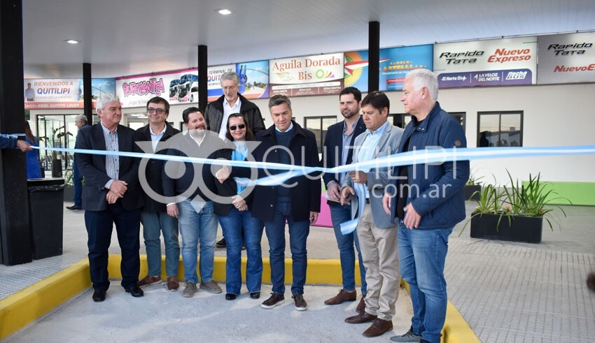 El gobernador Zdero inauguró refacciones y mejoras en la terminal de ómnibus 34