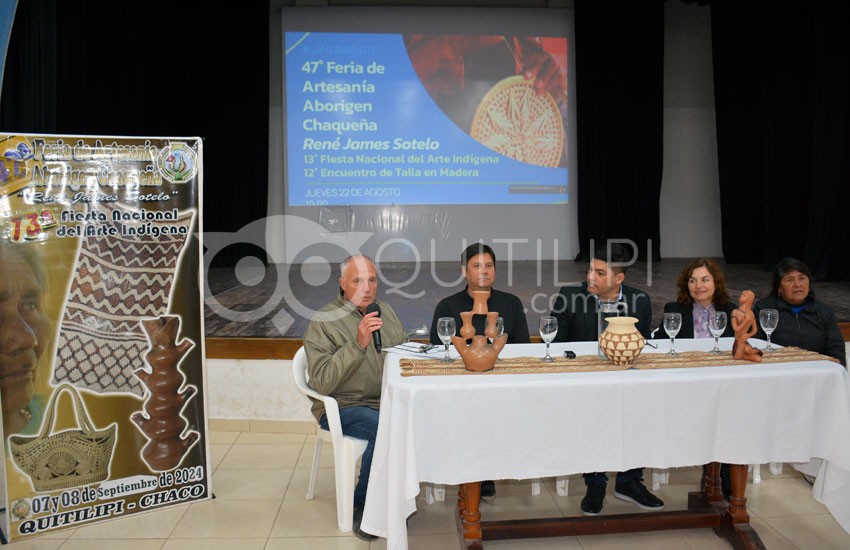 Presentaron la 47º edición de la Feria de Artesanía Aborigen Chaqueña "René James Sotelo" 24