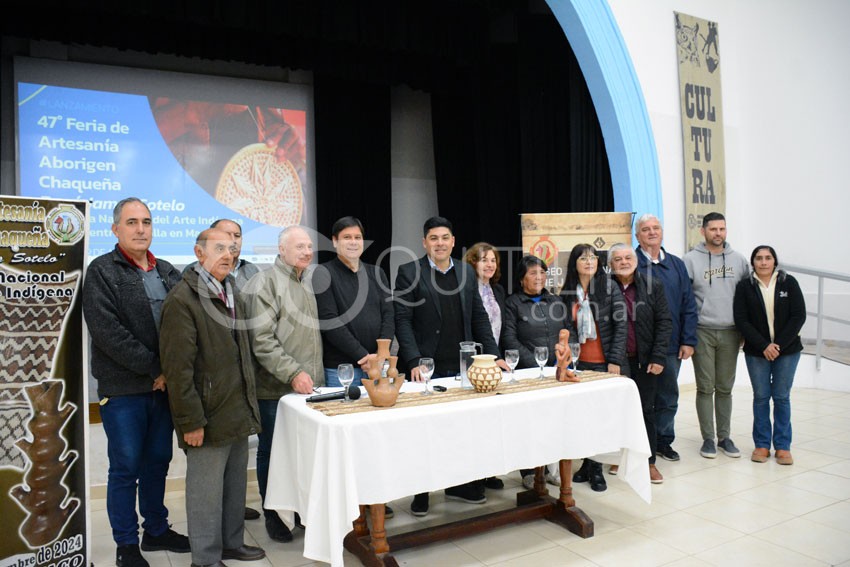 Presentaron la 47º edición de la Feria de Artesanía Aborigen Chaqueña "René James Sotelo" 7