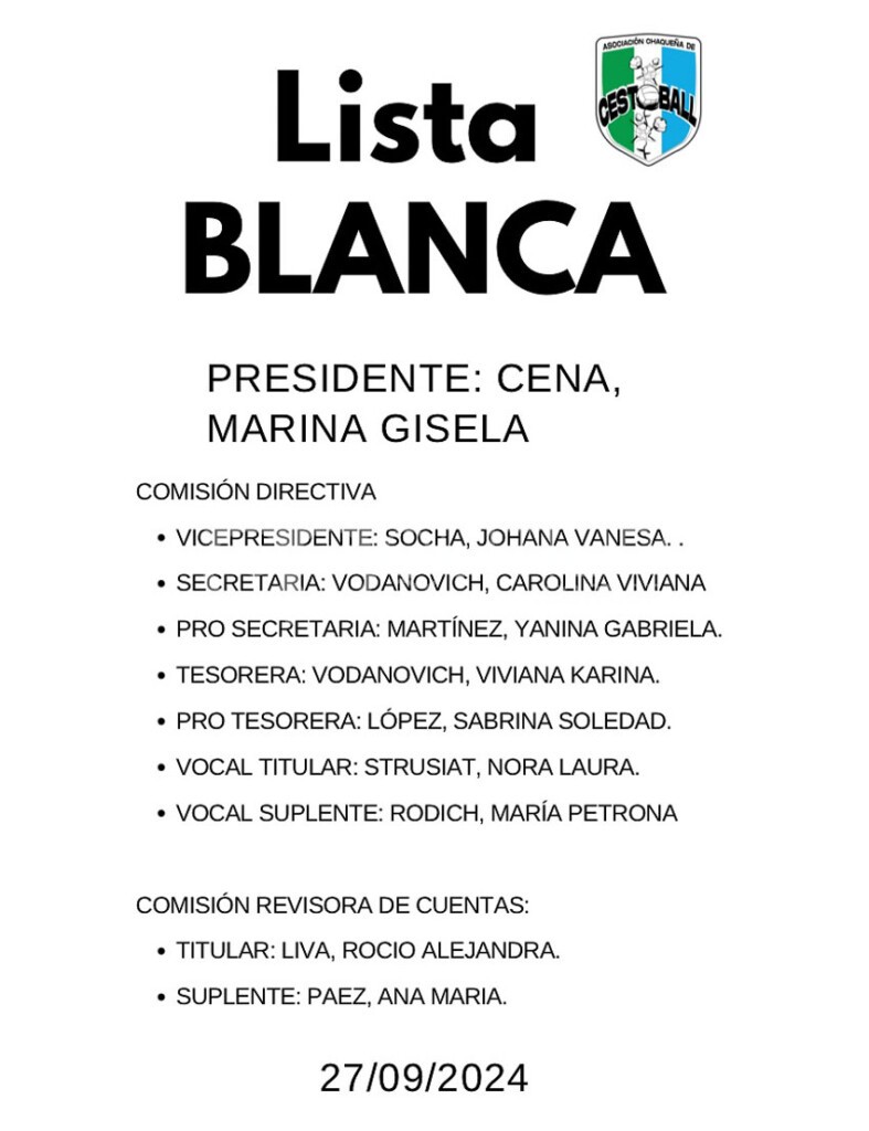 Asamblea y elecciones de ACHACE: confianza en la Lista Blanca 3