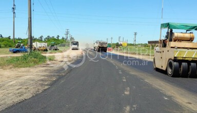 Trabajos de mantenimiento de Vialidad Provincial en Ruta 4 1