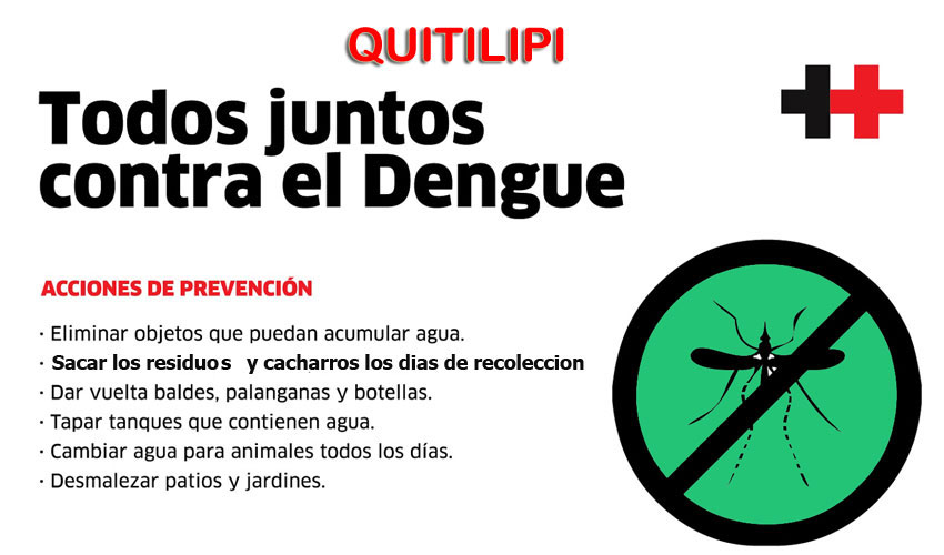 El municipio alienta a los vecinos a colaborar en los operativos de descacharrado, para mitigar la presencia del Dengue 18