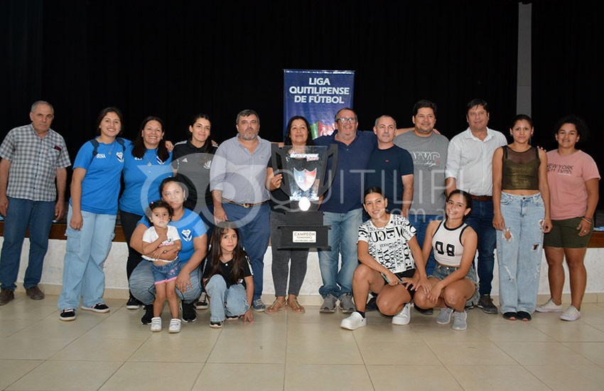 La LQF premio los campeones infantiles y en mayores el fútbol femenino de San Martín 40