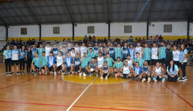 Histórica presentación de la selección argentina de cestoball en Quitilipi 1