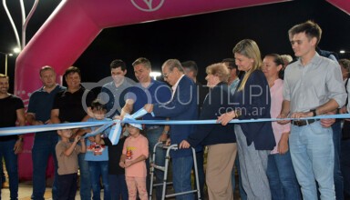 El gobernador Zdero inauguró el Paseo Claudio Hugo Fernández y cuadras de asfalto para Quitilipi 1