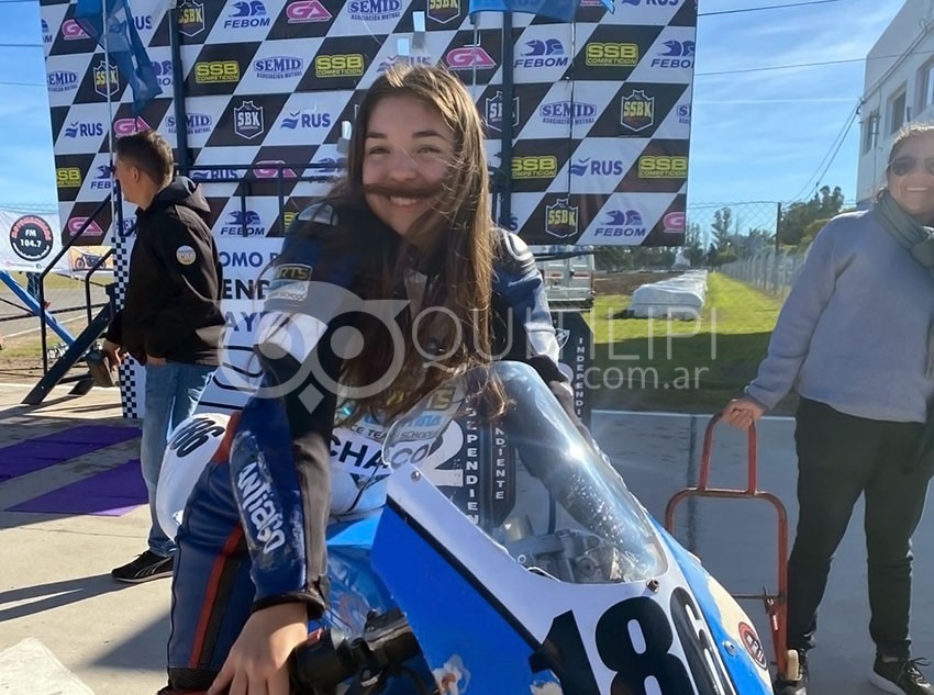 Valentina Plaja: debut y podio en la 3° fecha del Campeonato Moto 3 en Bs As 5