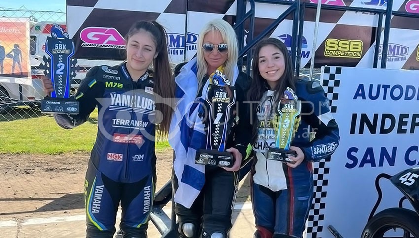 Valentina Plaja: debut y podio en la 3° fecha del Campeonato Moto 3 en Bs As - Quitilipi.com.ar Valentina Plaja: debut y podio en la 3° fecha del Campeonato Moto 3 en Bs As 16