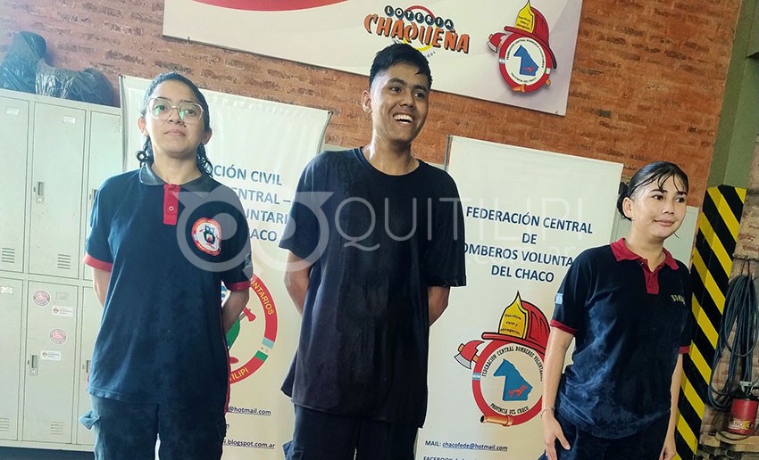 ¡Bienvenidos! Ivana del Puerto, Sonia Cardozo y Daniel Machuca, se unieron al cuartel de Quitilipi 5