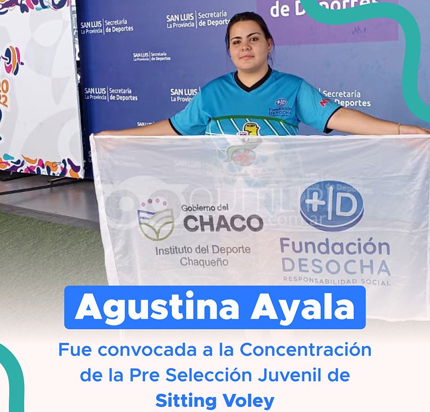 Agustina Ayala, orgullo quitilipense, en su segunda convocatoria a la preselección argentina de Vóley Sentado - Quitilipi.com.ar Agustina Ayala, orgullo quitilipense, en su segunda convocatoria a la preselección argentina de Vóley Sentado 16