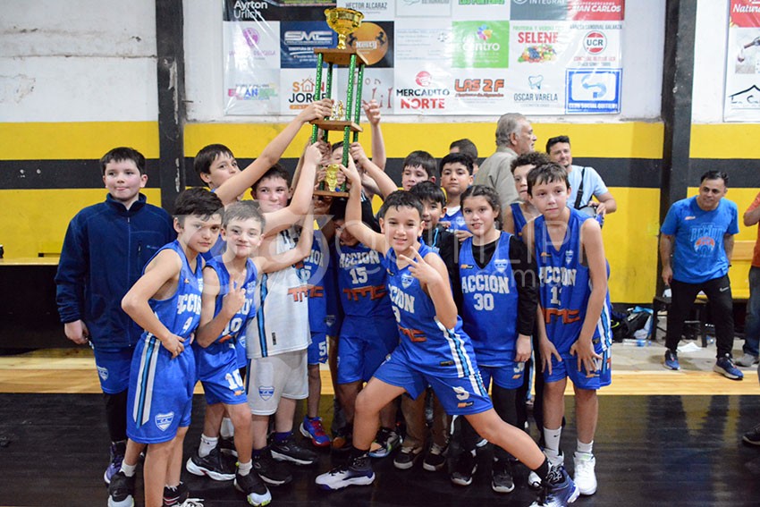 Caupolicán Campeón U11: superó en vibrante final 140 -139 al Club Acción de Sáenz Peña 31