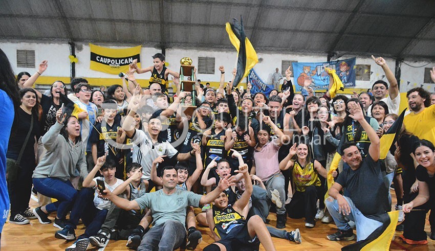 Caupolicán Campeón U11: superó en vibrante final 140 -139 al Club Acción de Sáenz Peña 25