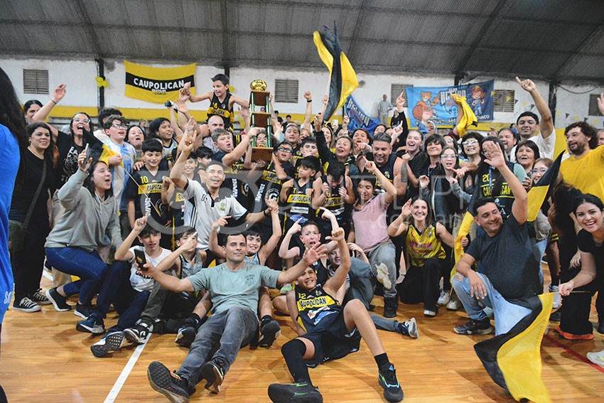 Caupolicán Campeón U11: superó en vibrante final 140 -139 al Club Acción de Sáenz Peña 9