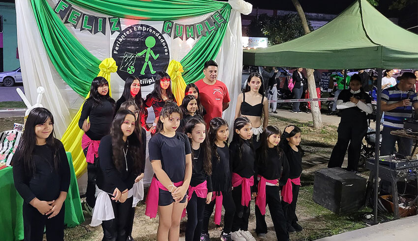 La Fundación de Feriantes y Emprendedores de Quitilipi celebró seis años junto a la comunidad 19