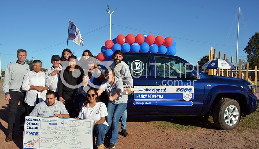 Emprendedora quitilipense fue adjudicada con un plan ESCO y ahora se moviliza en camioneta 13