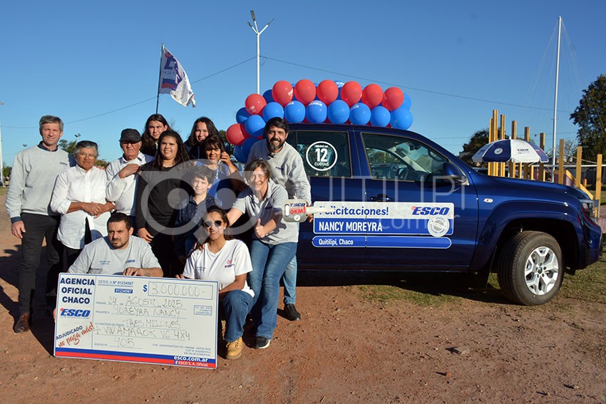 Emprendedora quitilipense fue adjudicada con un plan ESCO y ahora se moviliza en camioneta 5