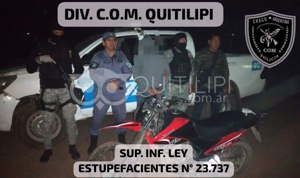 No es la primera vez: la motorizada detuvo a "Tino" quien llevaba droga, intentó darse a la fuga 16