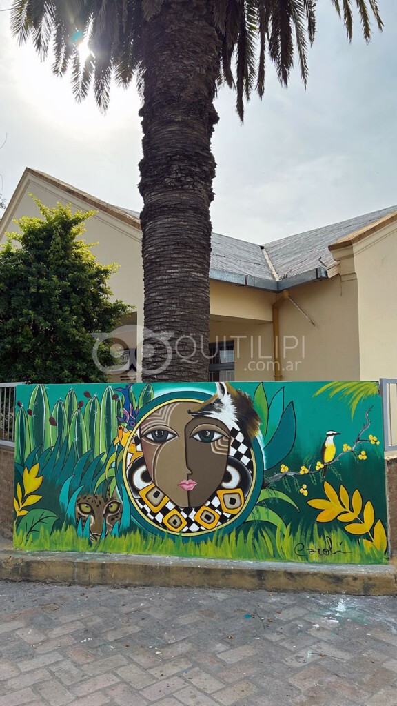 Madre del Monte": mural de la artista plástica Carolina Saucedo 16