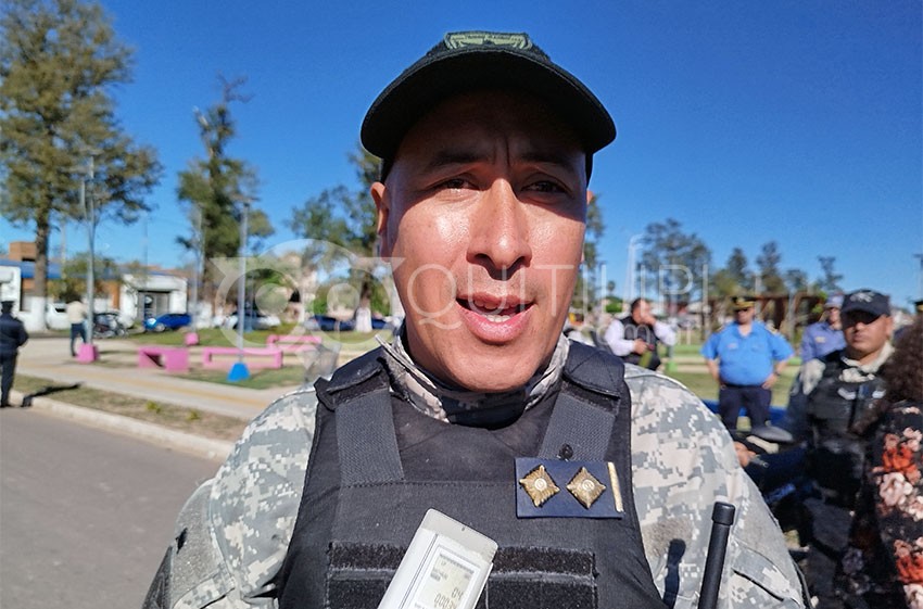 Inauguran repavimentación del acceso Buenos Aires y la Policía recibe nuevos vehículos 24