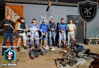 La Policía buscaba una moto robada y se topó con un desarmadero 2