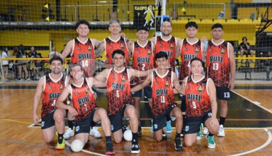 RUTI con la Bandera de Chaco debuta en la Liga Nacional de Cestoball 1