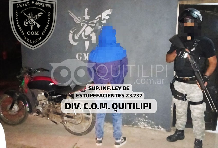 La División COM detuvo una persona con marihuana y cocaína 16