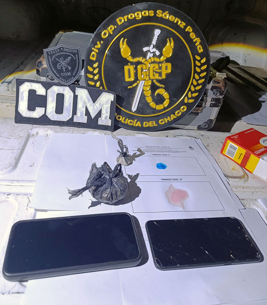 La División COM detuvo una persona con marihuana y cocaína 5