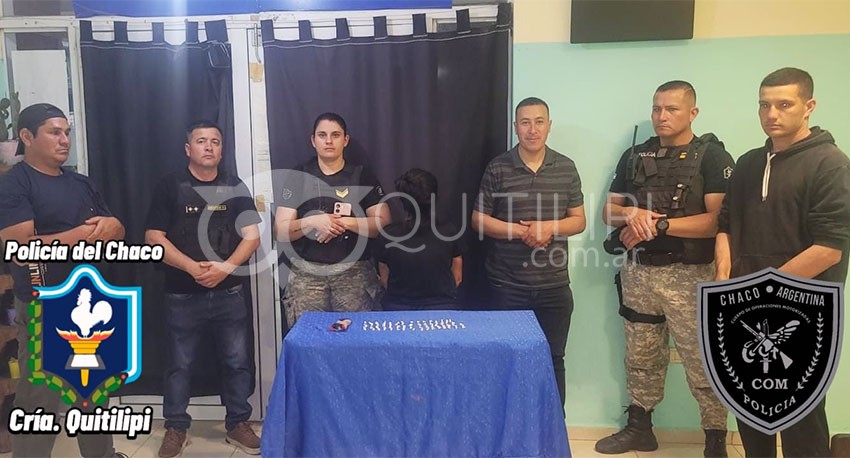 Ocurrió en el Barrio Santa Rosa. La Motorizada de recorrida pescó a una mujer infraganti con "merca" 13