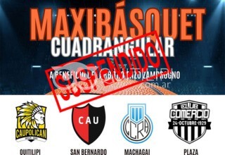 Cuadrangular de básquetbol a beneficio fue postergado para la próxima semana 7
