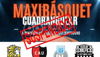 Cuadrangular de básquetbol a beneficio fue postergado para la próxima semana 1