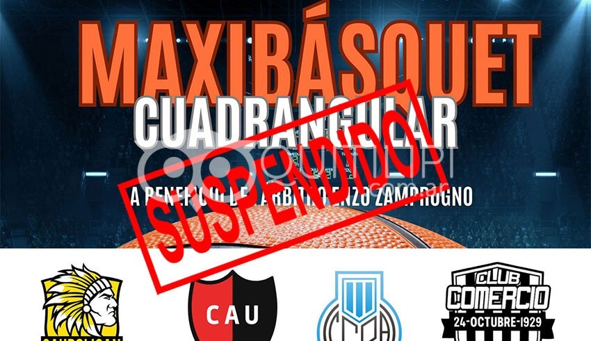 Cuadrangular de básquetbol a beneficio fue postergado para la próxima semana 10