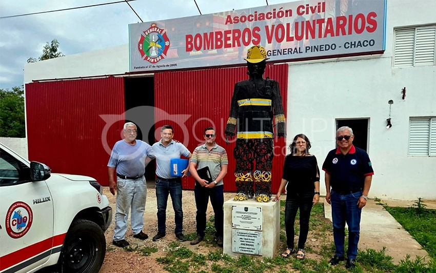 Nación fiscalizo dieciséis cuarteles de la Federación de Bomberos del Chaco 20