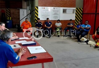 Nación fiscalizo dieciséis cuarteles de la Federación de Bomberos del Chaco 5
