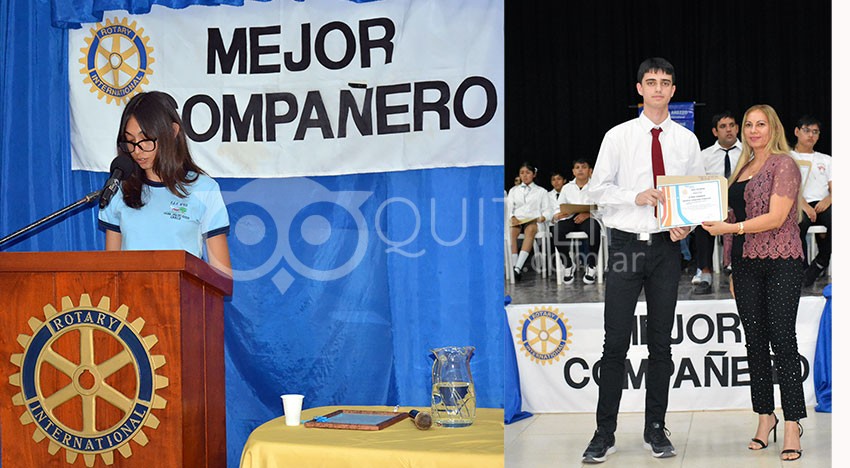 Cien alumnos de todo el departamento Quitilipi recibieron el galardón al Mejor Compañero de 2025 otorgado por Rotary 36