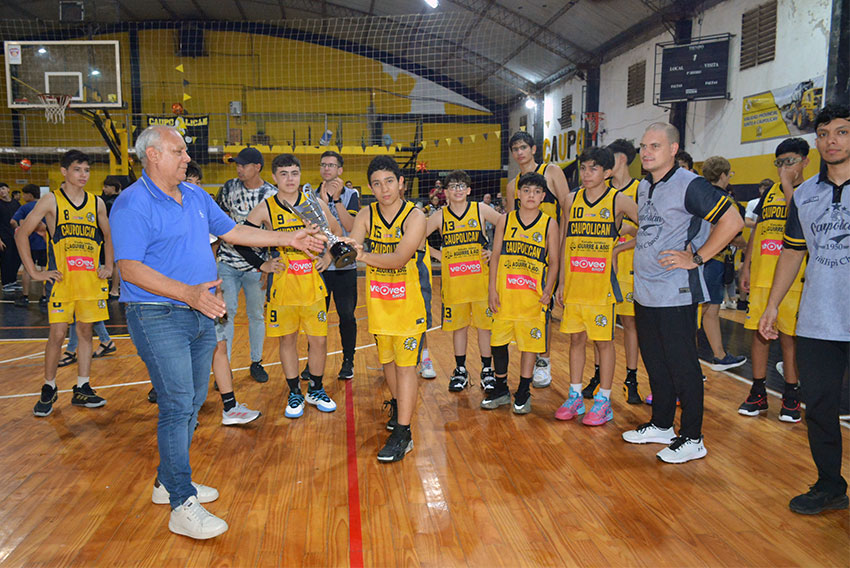 El Club Acción se consagró Campeón de la ASB en la categoría U13 tras derrotar en la final a Caupolicán 26