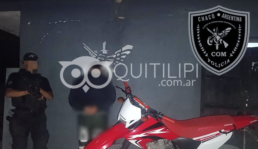 Cae un joven en una moto "melliza" 10