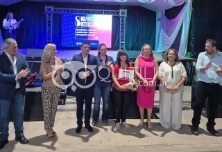 Orgullo en Quitilipi: Rocío De Gárate fue distinguida por su labor solidaria en ALCEC 10