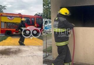 Maldad pura: incendiaron y destruyeron a plena luz del día las boleterías del Corsódromo Alicia Villacorta 9