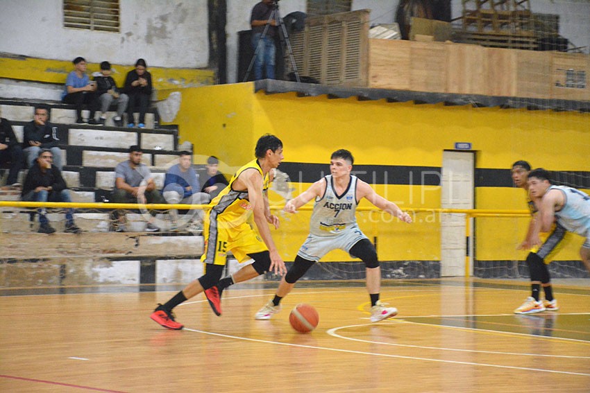 Apertura de la ASB: Caupolicán mejoró, pero Acción se quedó con el triunfo y los puntos 8