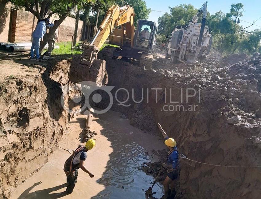 Sameep: obra clave para mejorar el sistema cloacal en un amplio sector del casco céntrico 5