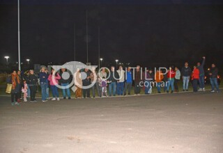 Manifestación docente en Quitilipi: marcharon en apoyo a las universidades públicas y en reclamo de la cláusula gatillo 22