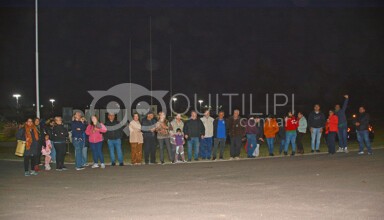 Manifestación docente en Quitilipi: marcharon en apoyo a las universidades públicas y en reclamo de la cláusula gatillo 1